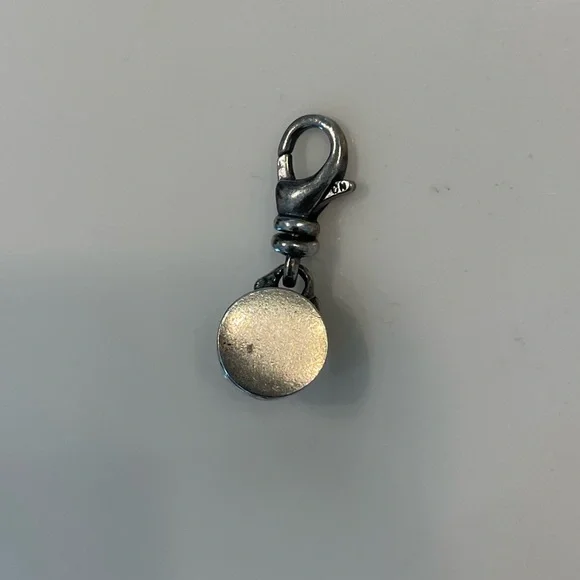 Silpada Silver Charm with Clear Swarovski Crystal in a Bezel Setting - Picture 5 of 6